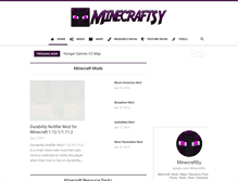 Tablet Screenshot of minecraftsy.com